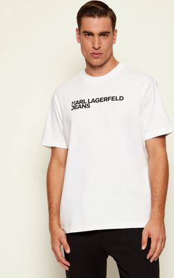 Karl Lagerfeld Jeans - T-shirt męski elegancki ze sklepu: Gomez Fashion Store w kategorii: T-shirty męskie - zdjęcie 874714-BD9-10338_KJ251M000005001