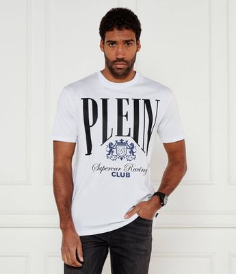 Philipp Plein - T-shirt męski na lato ze sklepu: Gomez Fashion Store w kategorii: T-shirty męskie - zdjęcie 874714-BD9-10338_PN251M000022001