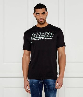 Philipp Plein - T-shirt męski na lato ze sklepu: Gomez Fashion Store w kategorii: T-shirty męskie - zdjęcie 874714-BD9-10338_PN251M000026002