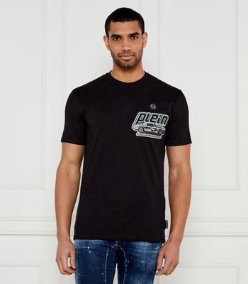 T-shirt męski młodzieżowy Philipp Plein ze sklepu: Gomez Fashion Store w kategorii: T-shirty męskie - zdjęcie 874714-BD9-10338_PN251M000028002