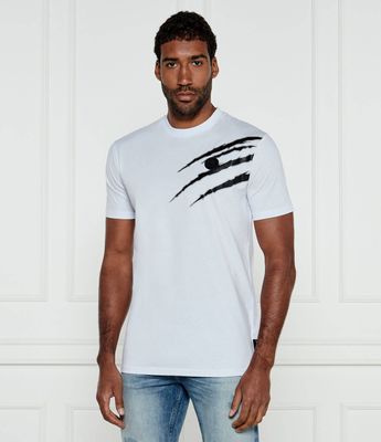T-shirt męski letni Plein Sport ze sklepu: Gomez Fashion Store w kategorii: T-shirty męskie - zdjęcie 874714-BD9-10338_PS251M000019816