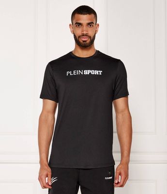 T-shirt męski na lato Plein Sport ze sklepu: Gomez Fashion Store w kategorii: T-shirty męskie - zdjęcie 874714-BD9-10338_PS251M000020102