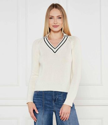 Liu Jo - Sweter damski zimowy ze sklepu: Gomez Fashion Store w kategorii: Swetry damskie - zdjęcie 874714-BD9-10338_LC251W000024Z55
