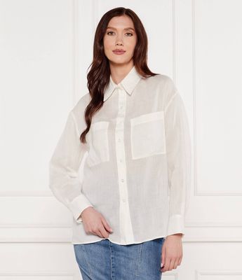 Koszula damska elegancka Liu Jo ze sklepu: Gomez Fashion Store w kategorii: Koszule damskie - zdjęcie 874714-BD9-10338_LJ252W000070701