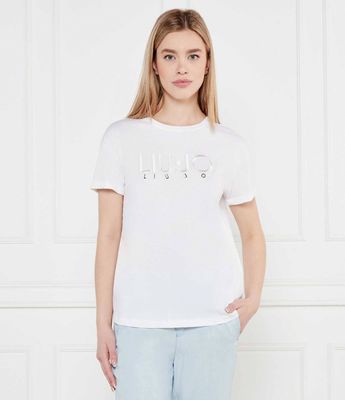 Bluzka damska casual Liu Jo ze sklepu: Gomez Fashion Store w kategorii: Bluzki damskie - zdjęcie 874714-BD9-10338_LJ252W000078Z74