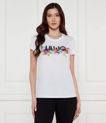 Bluzka damska Liu Jo ze sklepu: Gomez Fashion Store w kategorii: Bluzki damskie - zdjęcie 874714-BD9-10338_LJ252W00008720E