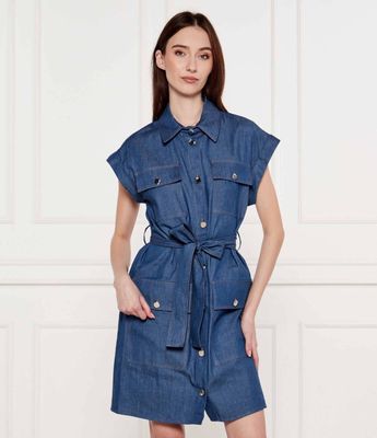 Liu Jo - Sukienka wiosenna ze sklepu: Gomez Fashion Store w kategorii: Sukienki - zdjęcie 874714-BD9-10338_LJ252W00010429E