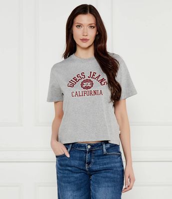 Bluzka damska na wiosnę Guess Jeans ze sklepu: Gomez Fashion Store w kategorii: Bluzki damskie - zdjęcie 874714-BD9-10338_GE251W000009Q37