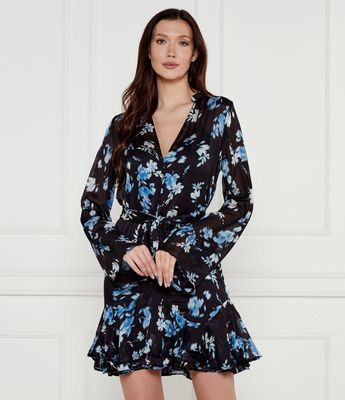 Sukienka wiosenna Guess ze sklepu: Gomez Fashion Store w kategorii: Sukienki - zdjęcie 874714-BD9-10338_GJ251W000007R04