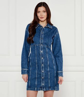 Sukienka casual Guess ze sklepu: Gomez Fashion Store w kategorii: Sukienki - zdjęcie 874714-BD9-10338_GJ251W000089M44