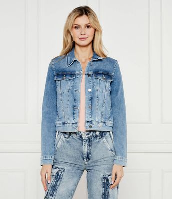 Kurtka damska na wiosnę Guess ze sklepu: Gomez Fashion Store w kategorii: Kurtki damskie - zdjęcie 874714-BD9-10338_GJ251W000090R32