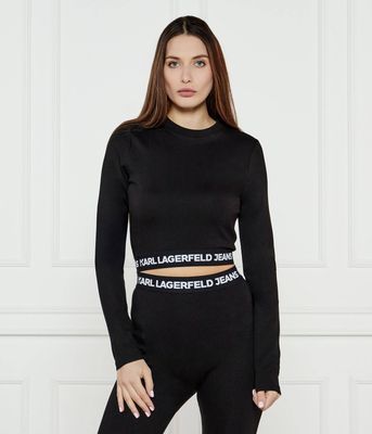 Bluzka damska młodzieżowa Karl Lagerfeld Jeans ze sklepu: Gomez Fashion Store w kategorii: Bluzki damskie - zdjęcie 874714-BD9-10338_KJ251W000020002