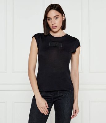 Bluzka damska casual Elisabetta Franchi ze sklepu: Gomez Fashion Store w kategorii: Bluzki damskie - zdjęcie 874714-BD9-10338_EF251W000042110