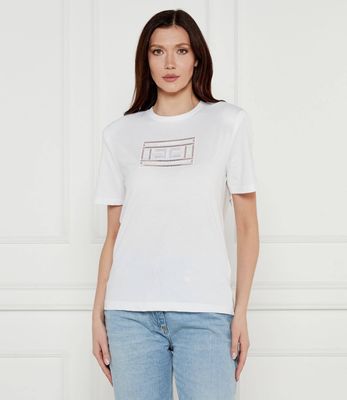 Bluzka damska młodzieżowa Elisabetta Franchi ze sklepu: Gomez Fashion Store w kategorii: Bluzki damskie - zdjęcie 874714-BD9-10338_EF251W000044271