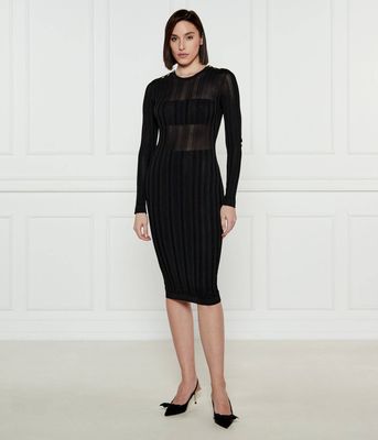 Sukienka jesienna Elisabetta Franchi ze sklepu: Gomez Fashion Store w kategorii: Sukienki - zdjęcie 874714-BD9-10338_EF251W000079110