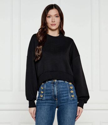 Elisabetta Franchi - Bluza damska gładka ze sklepu: Gomez Fashion Store w kategorii: Bluzy damskie - zdjęcie 874714-BD9-10338_EF251W000114110