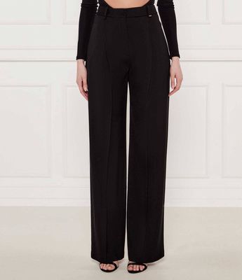 Spodnie damskie eleganckie Elisabetta Franchi ze sklepu: Gomez Fashion Store w kategorii: Spodnie damskie - zdjęcie 874714-BD9-10338_EF252W000077110