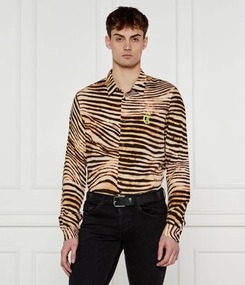 Koszula męska casualowa Just Cavalli ze sklepu: Gomez Fashion Store w kategorii: Koszule męskie - zdjęcie 874714-BD9-10338_CA252M000041716