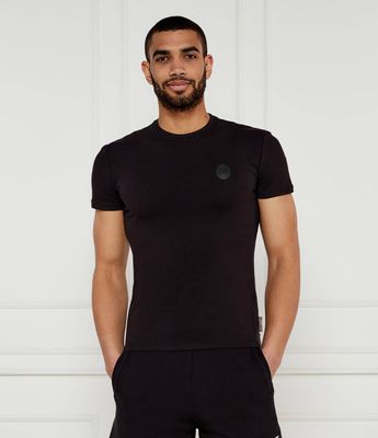 T-shirt męski elegancki Just Cavalli ze sklepu: Gomez Fashion Store w kategorii: T-shirty męskie - zdjęcie 874714-BD9-10338_CA252M000070899