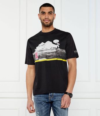 T-shirt męski letni Iceberg ze sklepu: Gomez Fashion Store w kategorii: T-shirty męskie - zdjęcie 874714-BD9-10338_II252M000027900