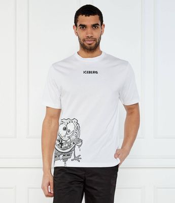T-shirt męski letni Iceberg ze sklepu: Gomez Fashion Store w kategorii: T-shirty męskie - zdjęcie 874714-BD9-10338_II252M000028101