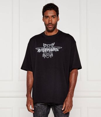 T-shirt męski John Richmond ze sklepu: Gomez Fashion Store w kategorii: T-shirty męskie - zdjęcie 874714-BD9-10338_JR252M000011001