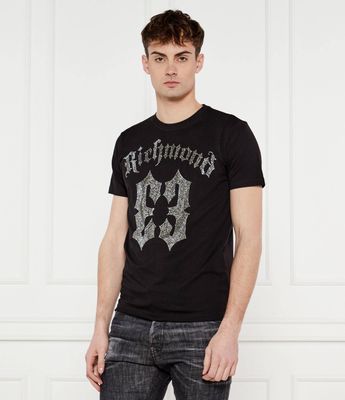 T-shirt męski John Richmond ze sklepu: Gomez Fashion Store w kategorii: T-shirty męskie - zdjęcie 874714-BD9-10338_JR252M000015001