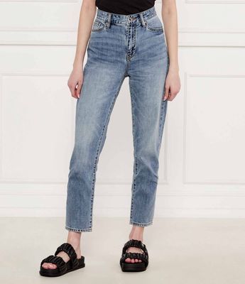Jeansy damskie w miejskim stylu Armani Exchange ze sklepu: Gomez Fashion Store w kategorii: Jeansy damskie - zdjęcie 874714-BD9-10338_AX252W000064I32
