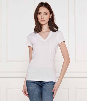 Bluzka damska wiosenna Armani Exchange ze sklepu: Gomez Fashion Store w kategorii: Bluzki damskie - zdjęcie 874714-BD9-10338_AX252W000092H55
