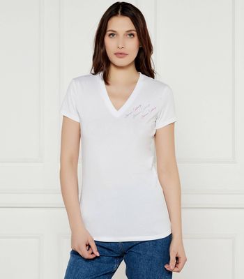 Bluzka damska Armani Exchange ze sklepu: Gomez Fashion Store w kategorii: Bluzki damskie - zdjęcie 874714-BD9-10338_AX252W000099H55