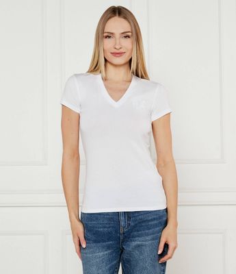 Armani Exchange - Bluzka damska na wiosnę ze sklepu: Gomez Fashion Store w kategorii: Bluzki damskie - zdjęcie 874714-BD9-10338_AX252W000100H55