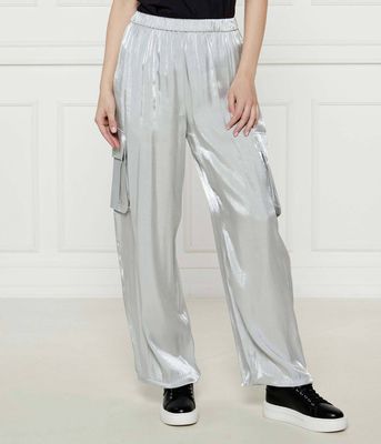 Spodnie damskie Armani Exchange ze sklepu: Gomez Fashion Store w kategorii: Spodnie damskie - zdjęcie 874714-BD9-10338_AX252W000140I23