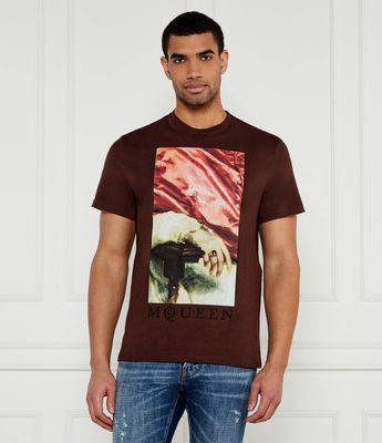 T-shirt męski na lato Alexander McQueen ze sklepu: Gomez Fashion Store w kategorii: T-shirty męskie - zdjęcie 874714-BD9-10338_AQ251M000009157