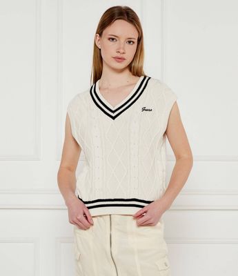 Kamizelka damska casual GUESS ACTIVE ze sklepu: Gomez Fashion Store w kategorii: Kamizelki damskie - zdjęcie 874714-BD9-10338_GV252W000025R14