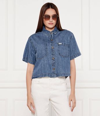 Koszula damska wiosenna Guess Jeans ze sklepu: Gomez Fashion Store w kategorii: Koszule damskie - zdjęcie 874714-BD9-10338_GE252W000012Q80