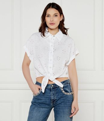Koszula damska elegancka Guess ze sklepu: Gomez Fashion Store w kategorii: Koszule damskie - zdjęcie 874714-BD9-10338_GJ252W000015F11