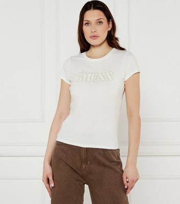 Bluzka damska na wiosnę Guess ze sklepu: Gomez Fashion Store w kategorii: Bluzki damskie - zdjęcie 874714-BD9-10338_GJ252W000031H47