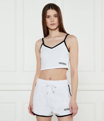 Bluzka damska casual Guess ze sklepu: Gomez Fashion Store w kategorii: Bluzki damskie - zdjęcie 874714-BD9-10338_GW252W000038G41