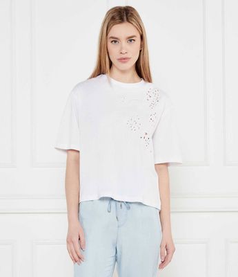 Bluzka damska na wiosnę Twinset ze sklepu: Gomez Fashion Store w kategorii: Bluzki damskie - zdjęcie 874714-BD9-10338_TS251W000064858