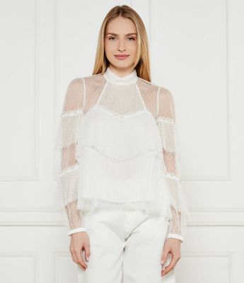 Bluzka damska elegancka Twinset ze sklepu: Gomez Fashion Store w kategorii: Bluzki damskie - zdjęcie 874714-BD9-10338_TS251W000065299