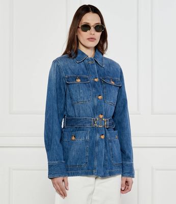 Kurtka damska elegancka Twinset ze sklepu: Gomez Fashion Store w kategorii: Kurtki damskie - zdjęcie 874714-BD9-10338_TS251W000077A16