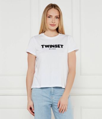Bluzka damska elegancka Twinset ze sklepu: Gomez Fashion Store w kategorii: Bluzki damskie - zdjęcie 874714-BD9-10338_TS251W000079858
