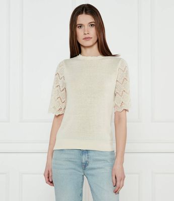 Sweter damski Twinset ze sklepu: Gomez Fashion Store w kategorii: Swetry damskie - zdjęcie 874714-BD9-10338_TS251W000080B21