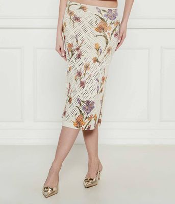 Twinset - Spódnica elegancka ze sklepu: Gomez Fashion Store w kategorii: Spódnice - zdjęcie 874714-BD9-10338_TS251W000088B33