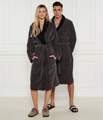 Szlafrok damski na jesień BOSS BLACK ze sklepu: Gomez Fashion Store w kategorii: Szlafroki damskie - zdjęcie 874714-BD9-10338_BS245U000008B96