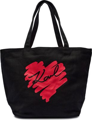Shopper bag w stylu młodzieżowym Karl Lagerfeld ze sklepu: Gomez Fashion Store w kategorii: Torby Shopper bag - zdjęcie 874714-BD9-10338_KL251W000115087
