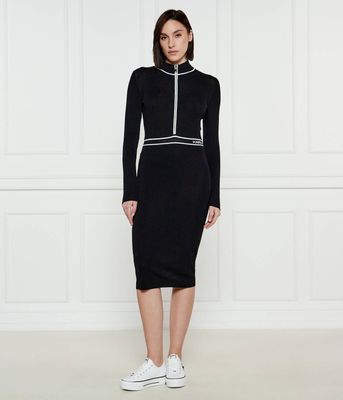 Sukienka jesienna Karl Lagerfeld ze sklepu: Gomez Fashion Store w kategorii: Sukienki - zdjęcie 874714-BD9-10338_KL251W000140666