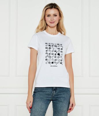Bluzka damska elegancka Karl Lagerfeld ze sklepu: Gomez Fashion Store w kategorii: Bluzki damskie - zdjęcie 874714-BD9-10338_KL251W000154100