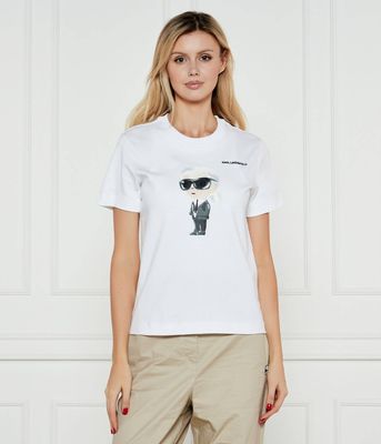 Bluzka damska na wiosnę Karl Lagerfeld ze sklepu: Gomez Fashion Store w kategorii: Bluzki damskie - zdjęcie 874714-BD9-10338_KL251W000158100