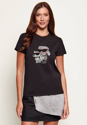 Bluzka damska na wiosnę Karl Lagerfeld ze sklepu: Gomez Fashion Store w kategorii: Bluzki damskie - zdjęcie 874714-BD9-10338_KL251W000159666